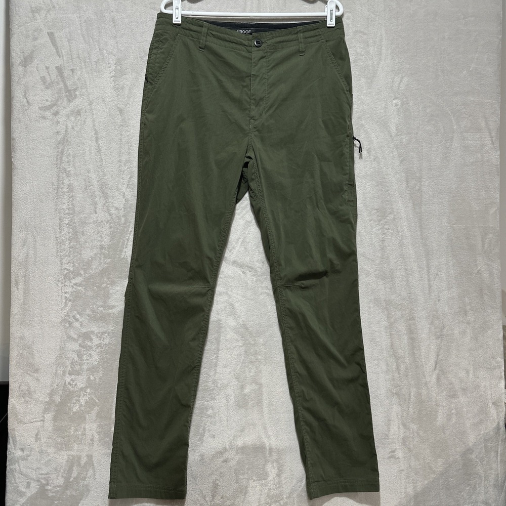 Proof Rover Series Hybrid Tech Trousers Men's 33 Green Performance‎ Pockets